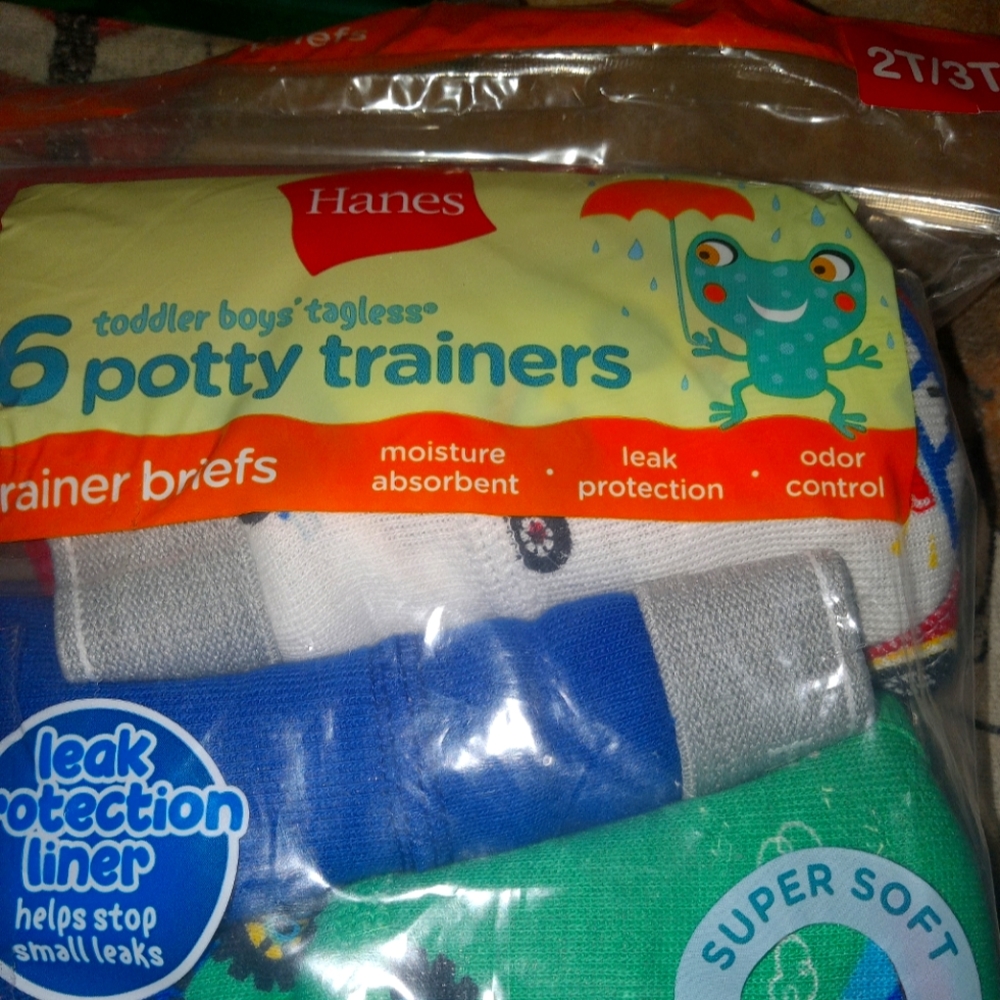 2T/3T potty training briefs